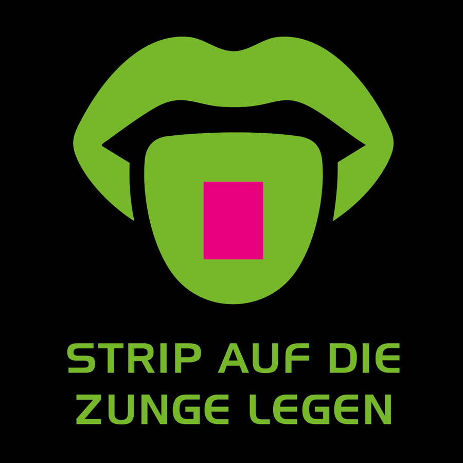 Schritt 3: Auf die Zunge legen